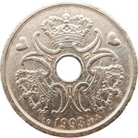 Монета Дания 2 кроны 1993