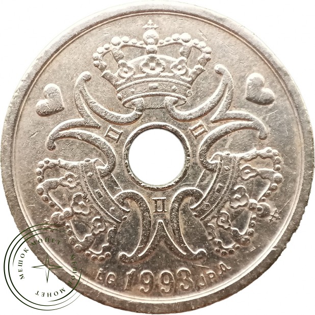 Дания 2 кроны 1993