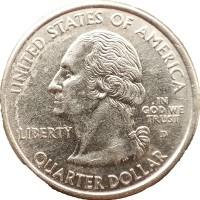Монета США 25 центов 2000 Вирджиния D