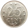 Антильские острова 25 центов 1976