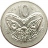 Новая Зеландия 10 центов 1985