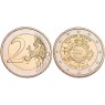 Кипр 2 евро 2012 10 лет наличному обращению евро