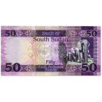 Банкнота Южный Судан 50 фунтов 2019