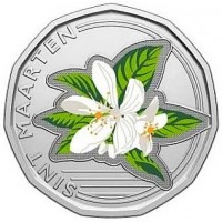 Монета Синт-Мартен 50 центов 2025