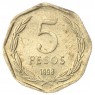 Чили 5 песо 1998