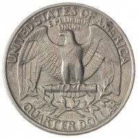 США 25 центов 1983