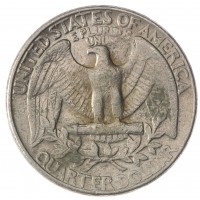 США 25 центов 1989