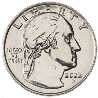 США 25 центов 2022 Анна Мэй Вонг