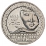 США 25 центов 2022 Анна Мэй Вонг