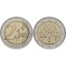 Латвия 2 евро 2022 100 лет Банку Латвии — Финансовая грамотность