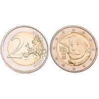 Монета Португалия 2 евро 2017 150 лет со дня рождения писателя Раула Брандана