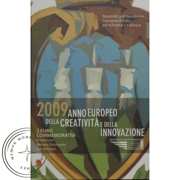 Сан-Марино 2 евро 2009 Год инноваций (буклет)