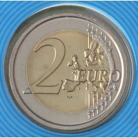 Монета Сан-Марино 2 евро 2009 Год инноваций (буклет)