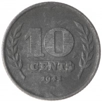 Монета Нидерланды 10 центов 1941