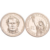 Монета США 1 доллар 2009 Закари Тейлор