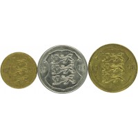 Набор монет Эстонии (3 монеты)