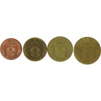 Набор монет Латвии (4 монеты)
