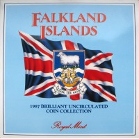 Набор монет Фолклендские острова (7 монет) годовой 1987