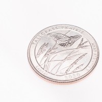 Монета США 25 центов 2020 Таллграсс Прери