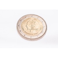 Монета Бельгия 2 евро 2012 75 лет музыкальному конкурсу имени королевы Елизаветы