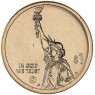 США 1 доллар 2022 «Линии электропередач» — Теннесси