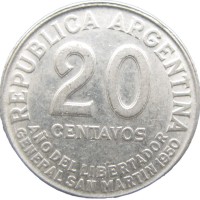 Аргентина 20 сентаво 1950