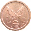 ЮАР 2 цента 1991