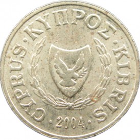 Монета Кипр 1 цент 2004