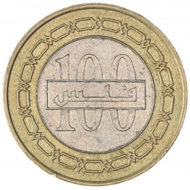 Монета Бахрейн 100 филсов 2009
