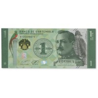 Банкнота Гватемала 1 кетцаль 2024