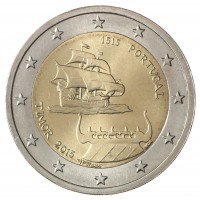 Монета Португалия 2 евро 2015 500 лет португальскому Тимору