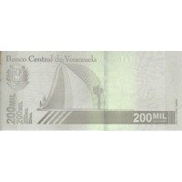 Банкнота Венесуэла 200000 боливаров 2020