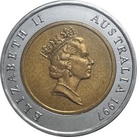 Австралия 5 долларов 1997 сэр Дональд Брэдмен