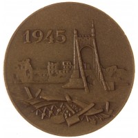 Настольная медаль 25 лет освобождения Будапешта 1945 - 1970