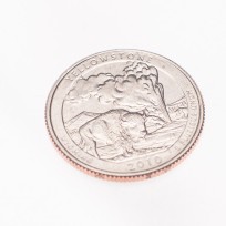США 25 центов 2010 Йеллоустонский национальный парк