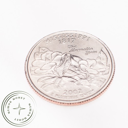 США 25 центов 2002 Миссисипи — 21720018