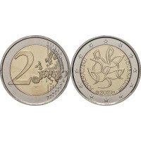 Монета Финляндия 2 евро 2021 Журналистика