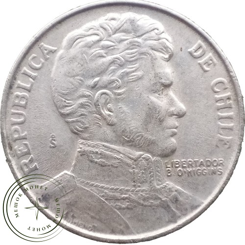 Чили 1 песо 1976