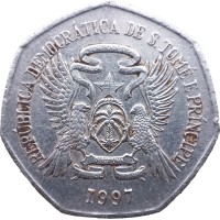 Монета Сан-Томе и Принсипи 2000 добр 1997