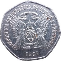 Монета Сан-Томе и Принсипи 1000 добр 1997