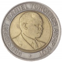 Монета Кения 20 шиллингов 1998