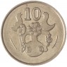 Кипр 10 центов 1990