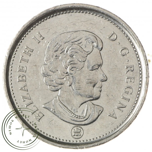 Канада 5 центов 2010