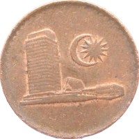 Монета Малайзия 1 сен 1988