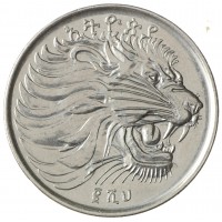 Монета Эфиопия 50 сантимов 2008