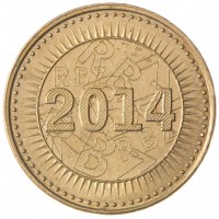 Зимбабве 5 центов 2014
