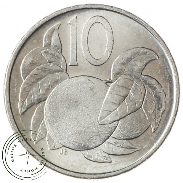 Острова Кука 10 центов 2015