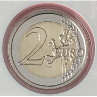 Монета Сан-Марино 2 евро 2018 Лоренцо Бернини (буклет)