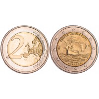 Монета Португалия 2 евро 2011 500 лет со дня рождения Фернана Мендеса Пинто