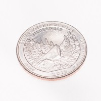Монета США 25 центов 2019 Национальный парк Река Фрэнк-Крик